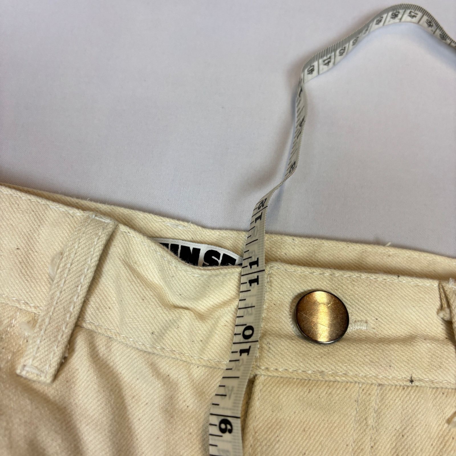 Hyein Seo $503 HYEIN SEO SS18 Patchwork Denim Jeans Crop Women's 1 Size 28" / US 6 / IT 42 - 8 Thumbnail