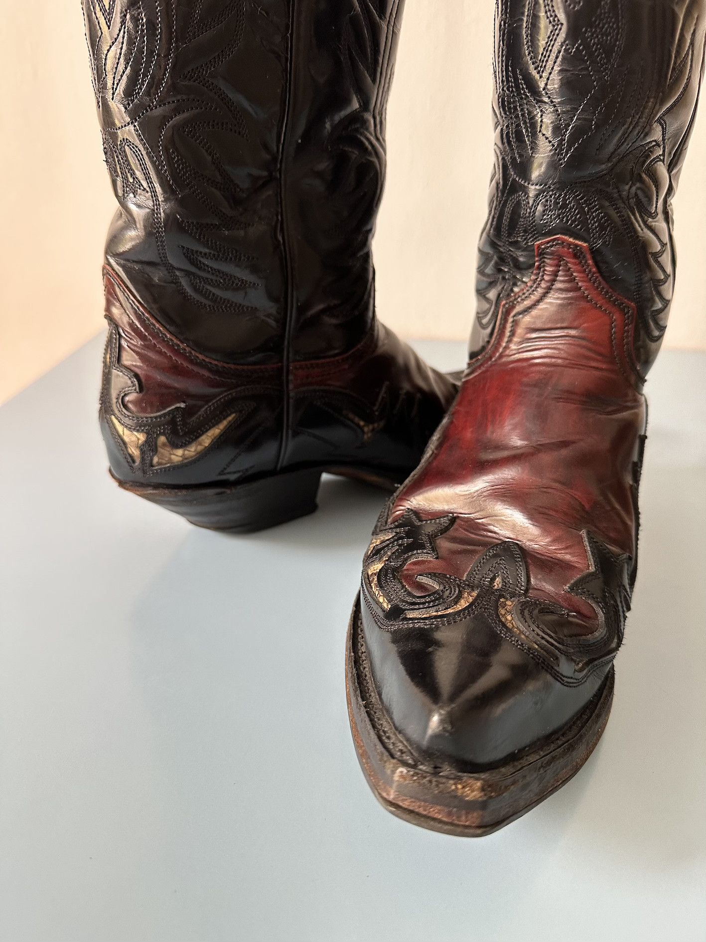 Sendra Sendra Cuban Heel Cowboy Boots - UK7/EU40 leather & python Size US 7 / EU 40 - 15 Thumbnail