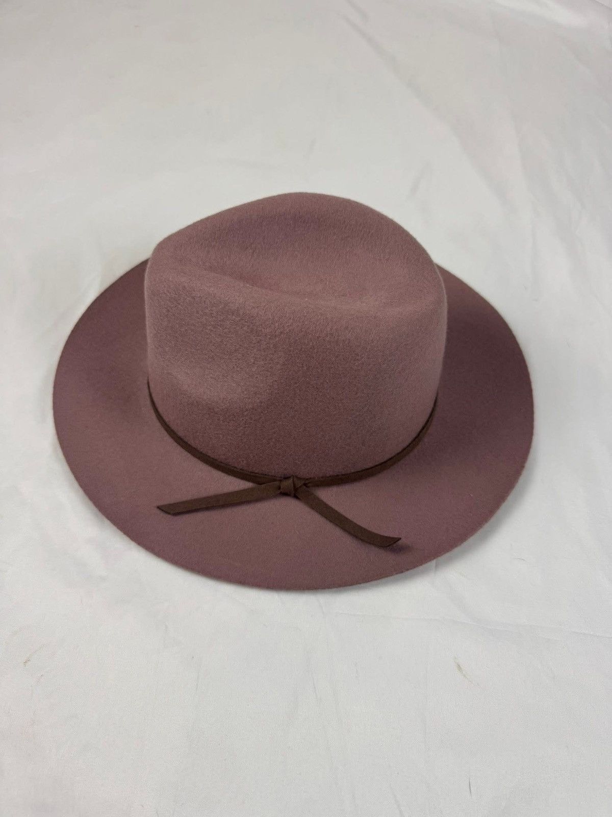 House of Harlow 100% Wool Fedora Hat - Dusty Mauve House of Harlow 1960 Size ONE SIZE - 2 Thumbnail