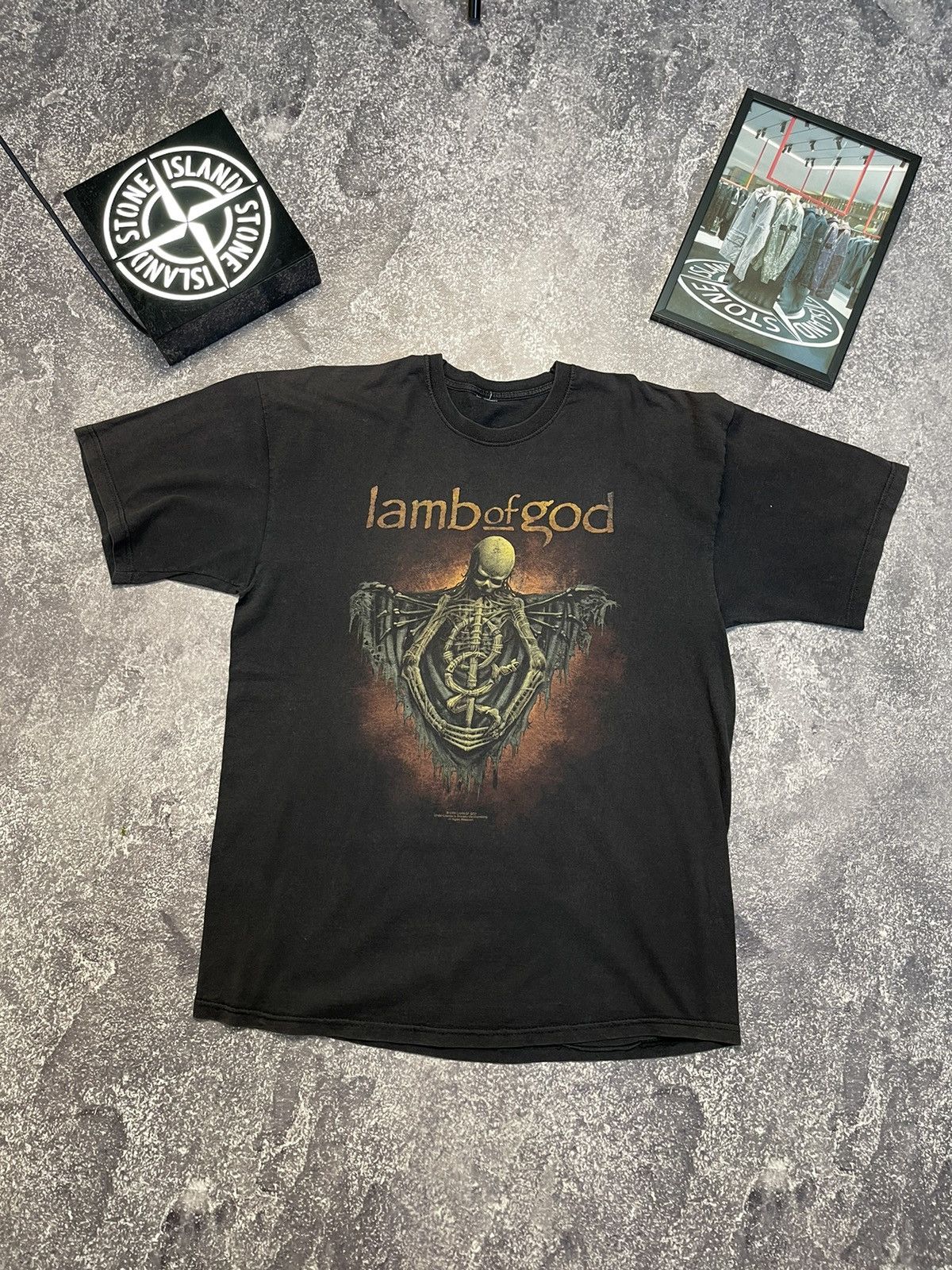 Band Tees Vintage 2009 Lamb Of God T Shirt faded tee Size US L / EU 52-54 / 3 - 1 Thumbnail
