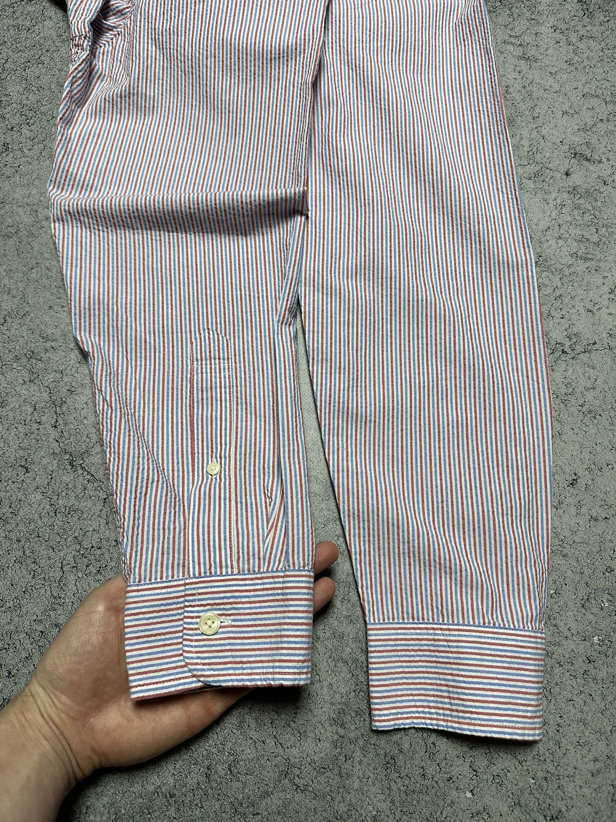 Abercrombie & Fitch Abercrombie & Fitch Striped Button Up Shirt Size US XL / EU 56 / 4 - 11 Thumbnail