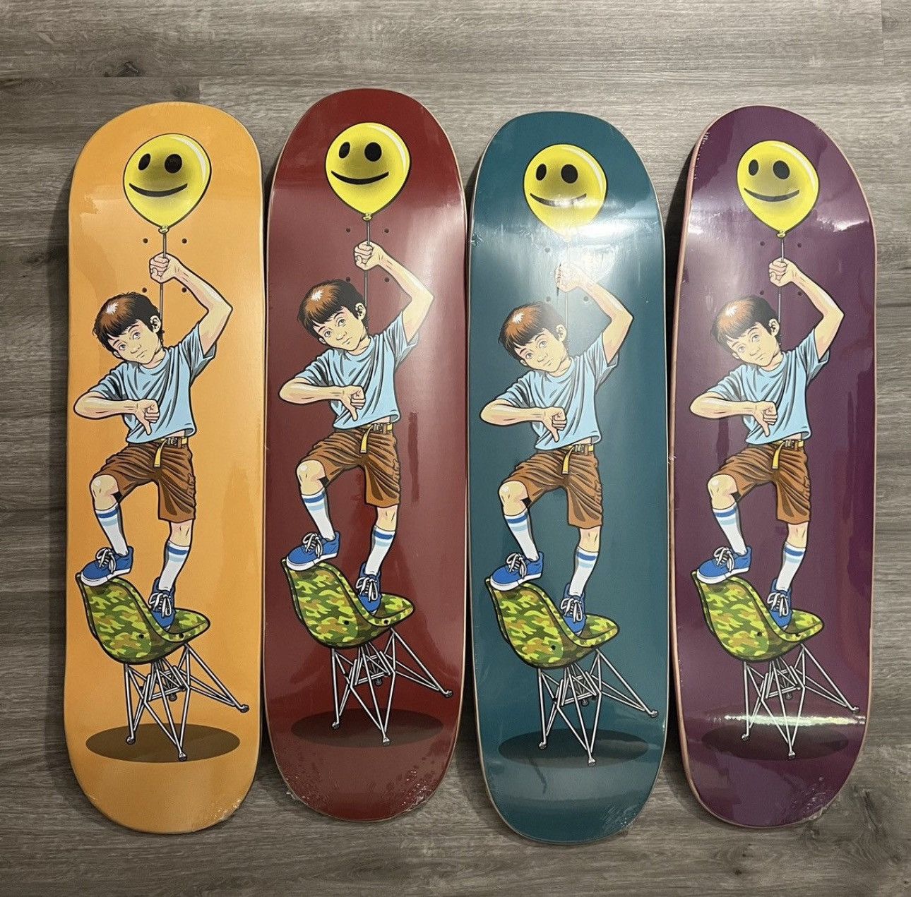 StrangeLove Skateboards Strangelove Skateboards Balloon Boy Deck Set Sean Cliver Size ONE SIZE - 2 Thumbnail