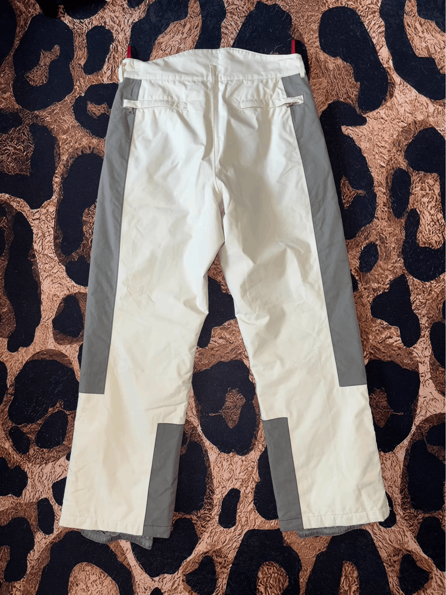 Prada Prada Sport Vintage Gore-Tex Gray-White Snow Pants Size 52 Size US 36 / EU 52 - 2 Thumbnail