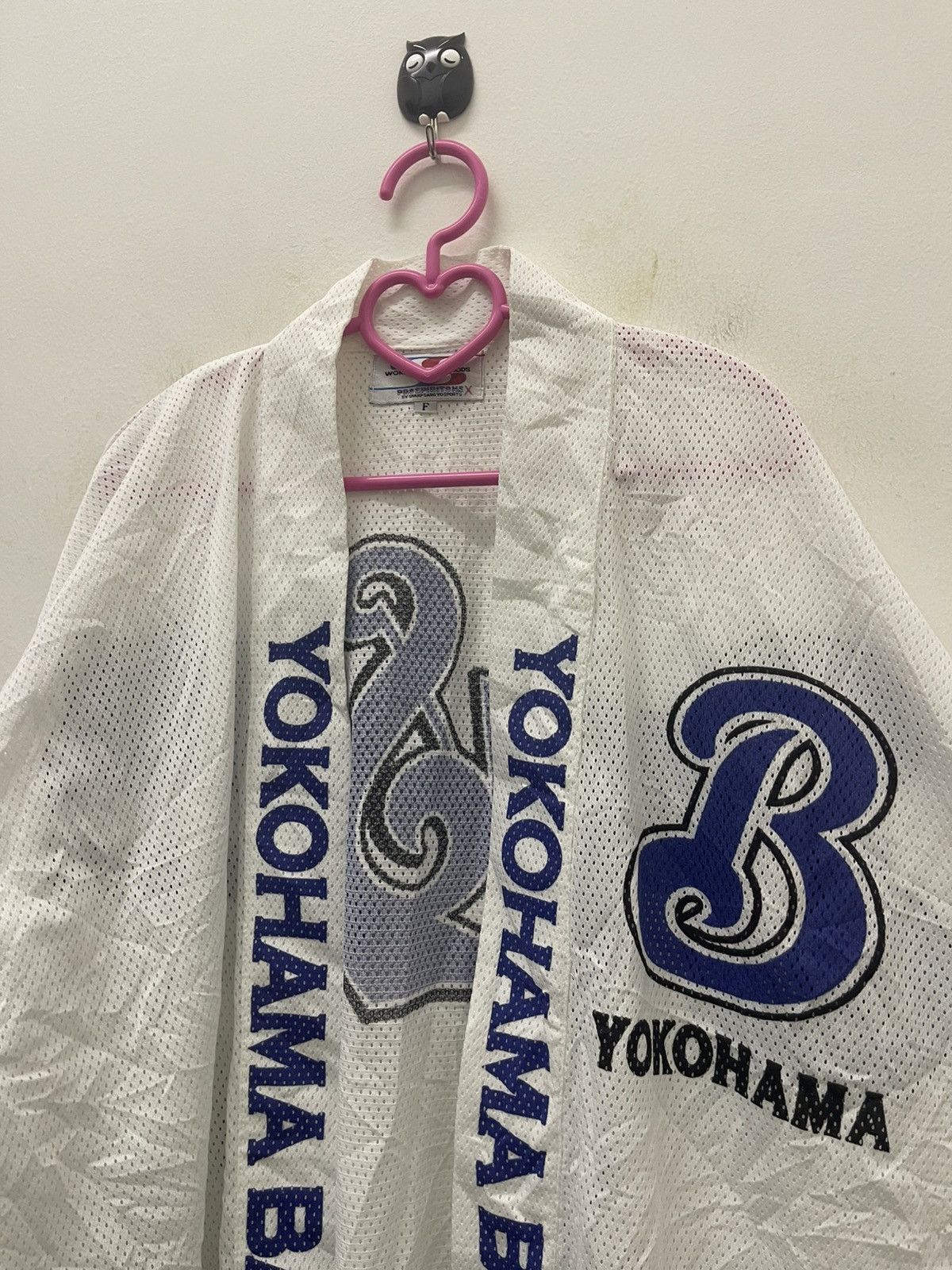 Japanese Brand Rare Vintage YOKOHAMA BAYSTARS Spell Out Big Logo Kimono Size US XL / EU 56 / 4 - 3 Thumbnail