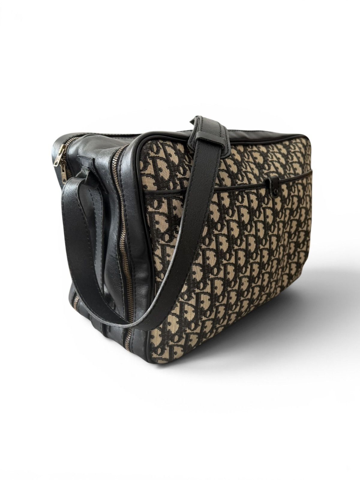 Dior Vintage Dior Oblique Monogram Travel Bag Size ONE SIZE - 3 Thumbnail