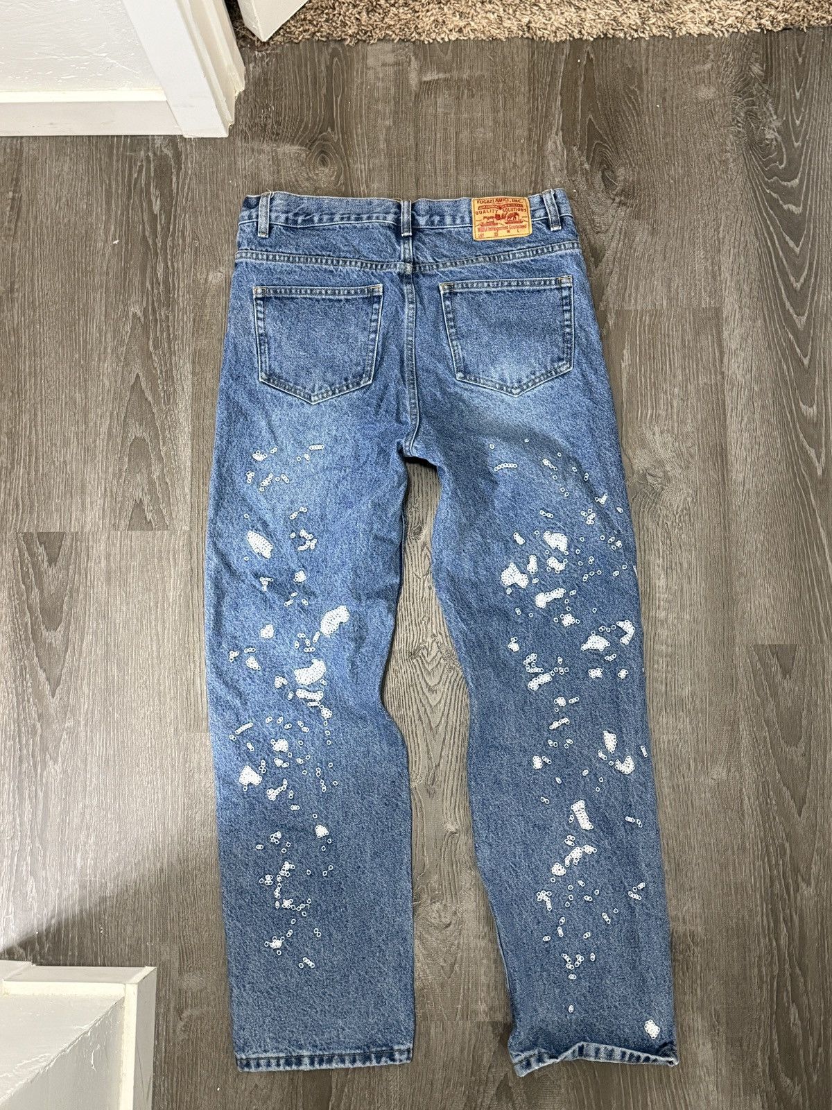 Fugazi Chain stitch denim jeans Size US 30 / EU 46 - 3 Thumbnail