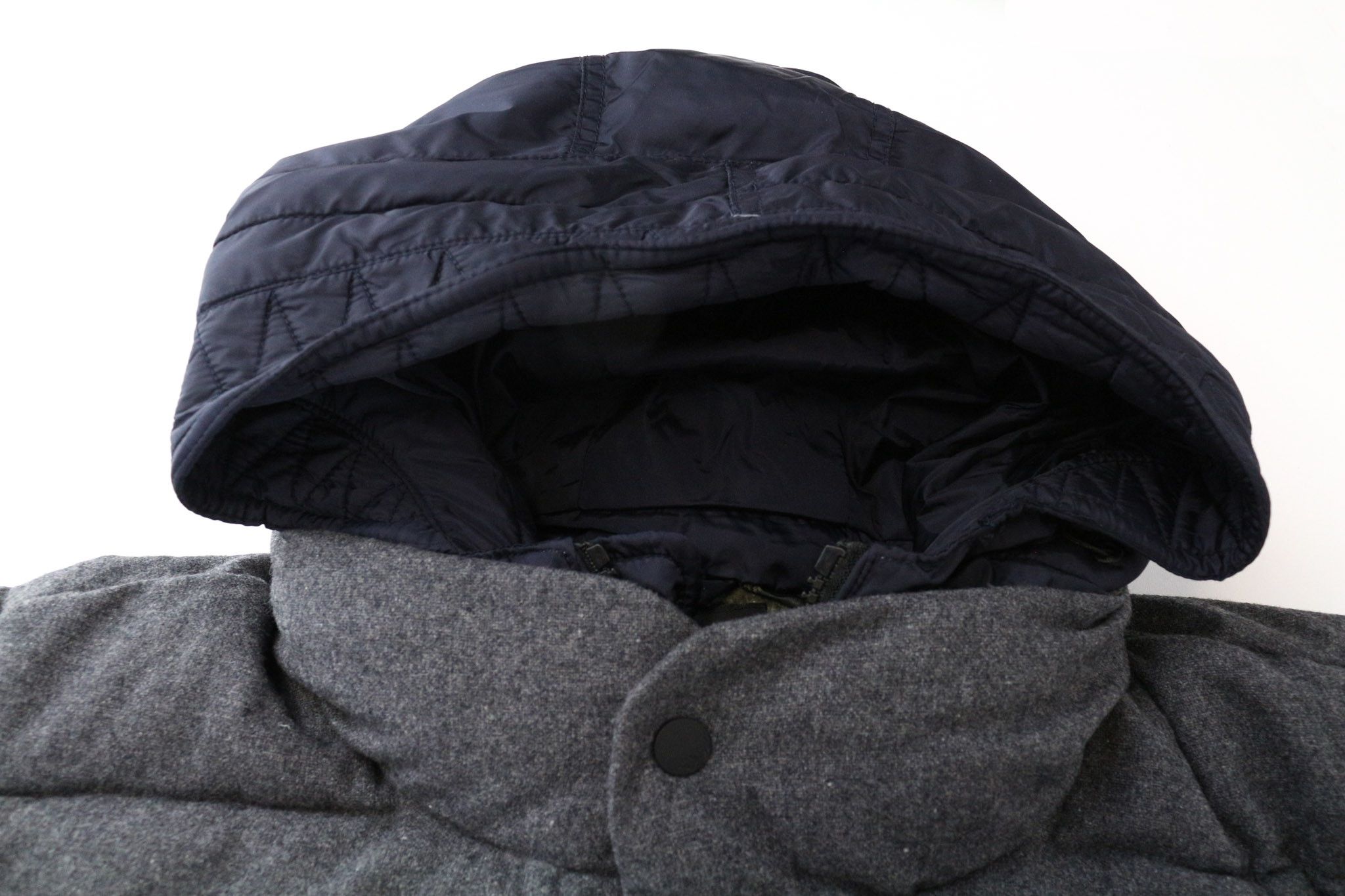 Scotch & Soda XL Mid Grey Wool Blend Hooded Jacket 75730 Size US XL / EU 56 / 4 - 3 Thumbnail