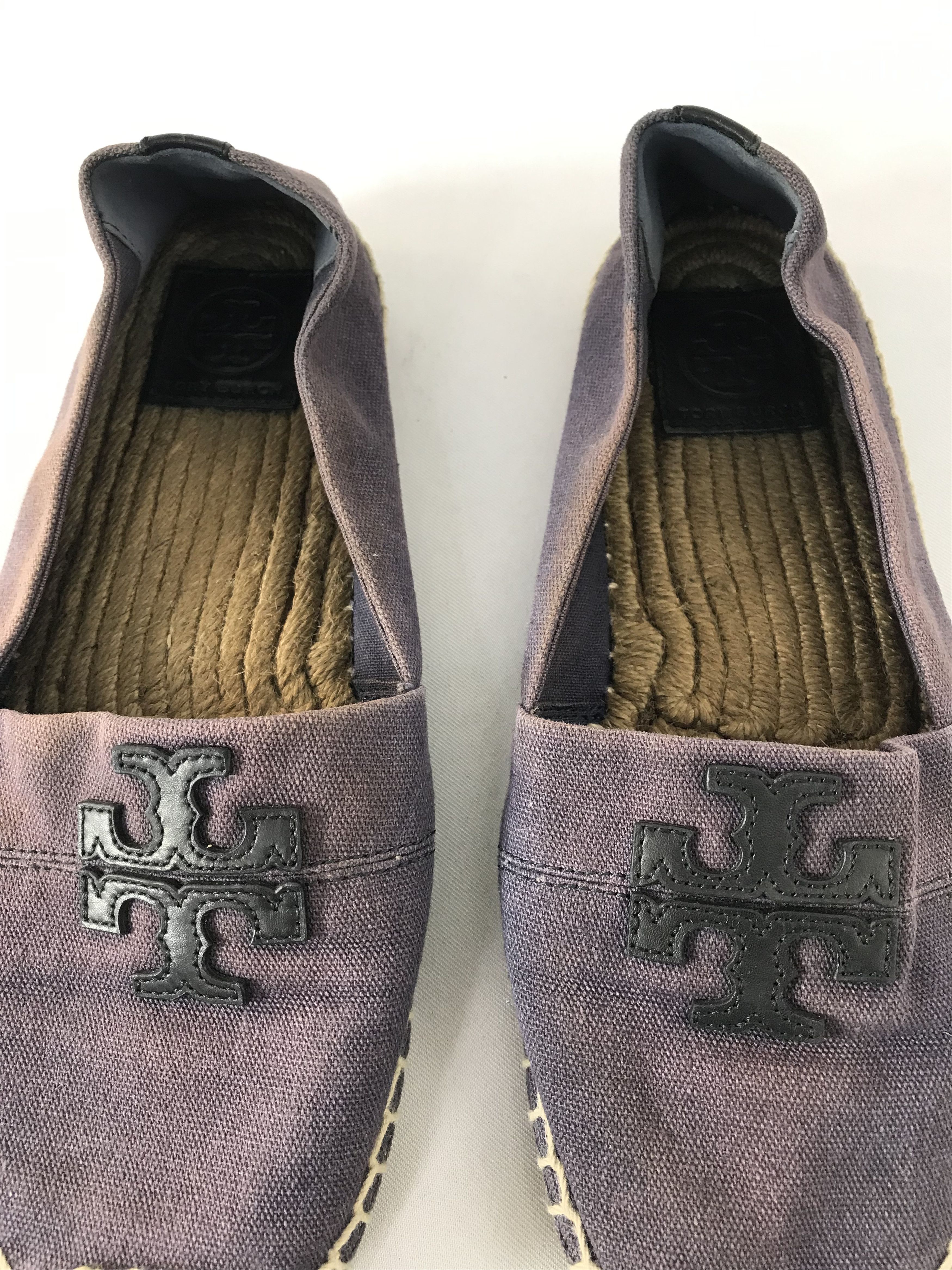 Tory Burch Tory Burch Canvas Patent Leather Logo Espadrille Flat Shoe Size US 9 / IT 39 - 4 Thumbnail