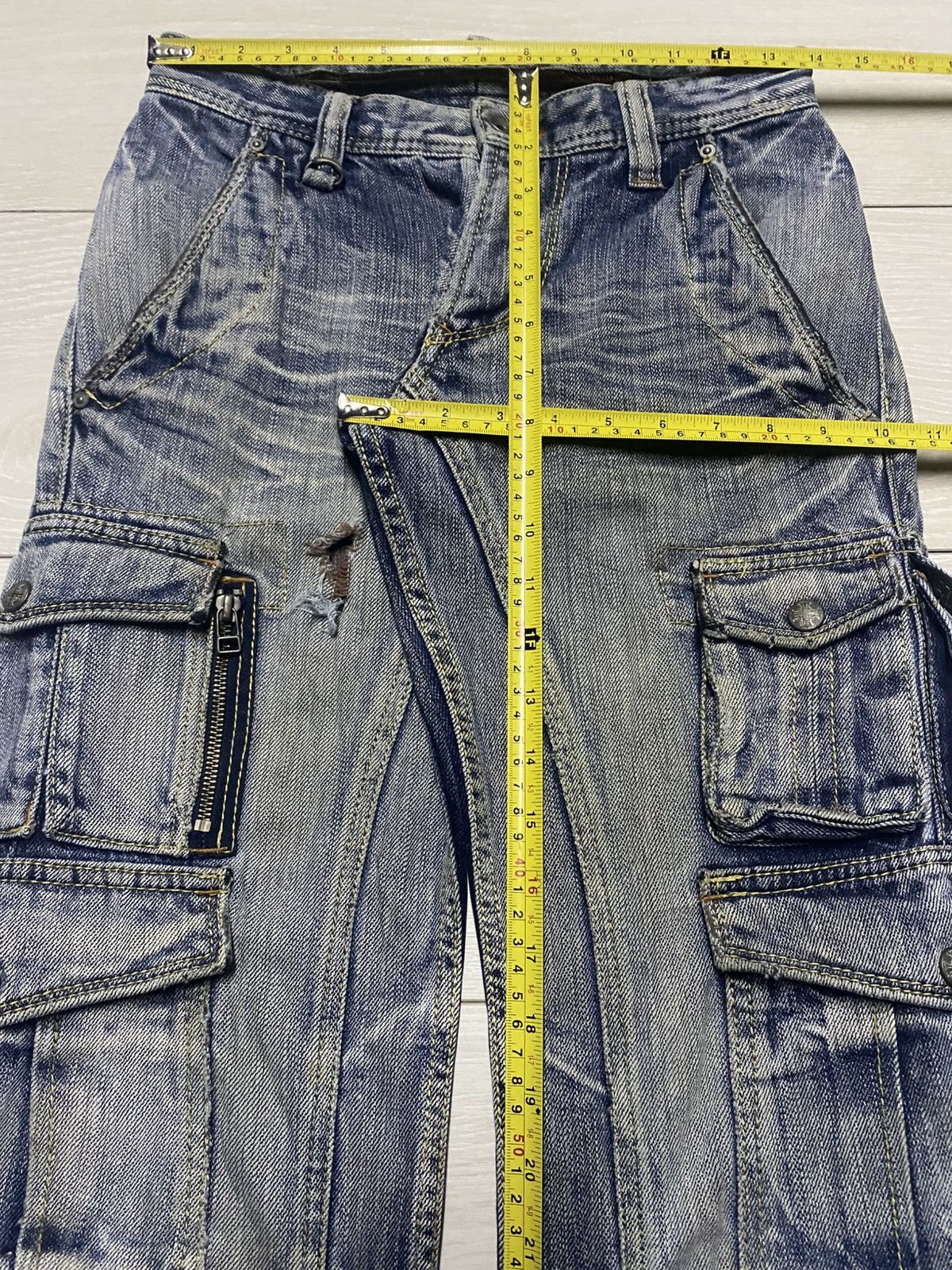 Nicole Club Japanese Nicole Club Tactical Multipocket Flare Jeans Size US 28 / EU 44 - 13 Thumbnail
