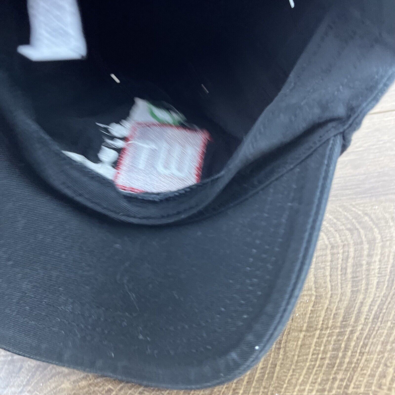 Other WT Cafe Hat Black Hat Adjustable Adult Fit Hat Black Cap Size ONE SIZE - 11 Thumbnail