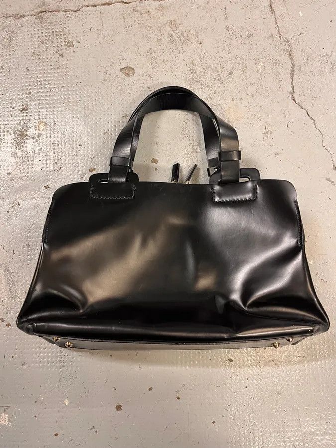 Jil Sander Jil Sander Black Pure Leather Handle Bag Size ONE SIZE - 6 Thumbnail