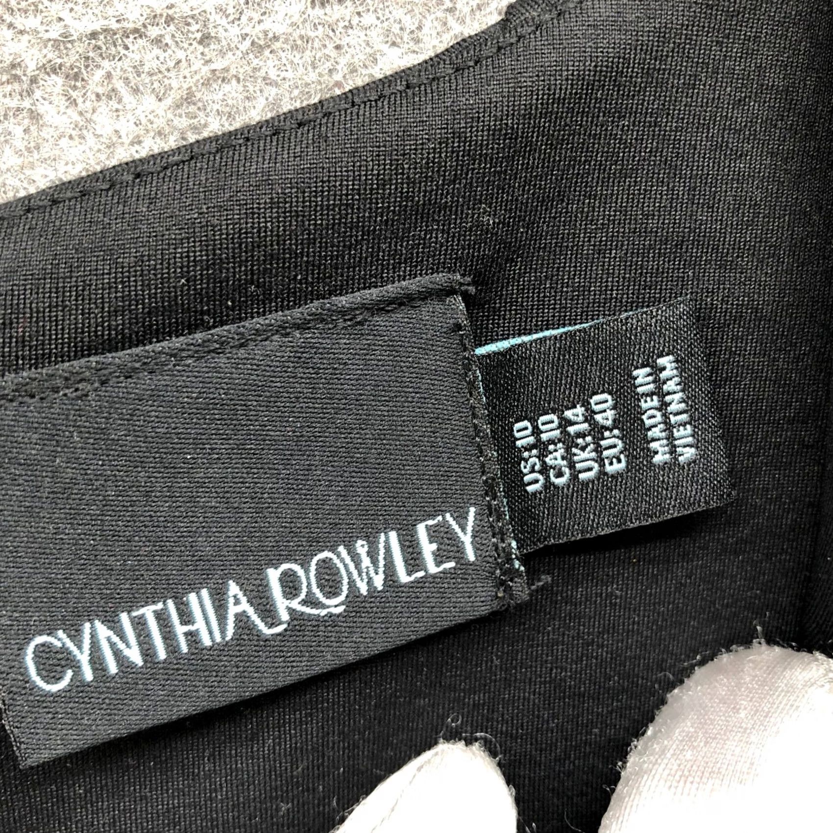 Cynthia Rowley Cynthia Rowley Sleeveless Sheath Dress Black Stretch Round Neck Career Size 10 Womens Dress Size L / US 10 / IT 46 - 3 Thumbnail