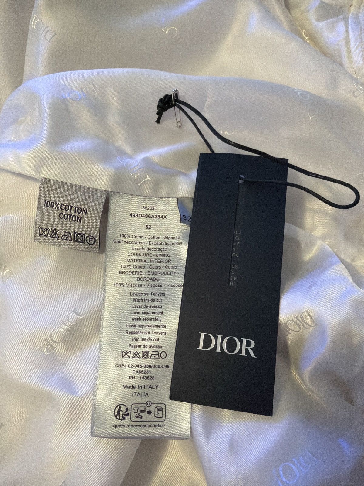 Dior Dior Homme Zip-Up Jacket Size US L / EU 52-54 / 3 - 7 Thumbnail