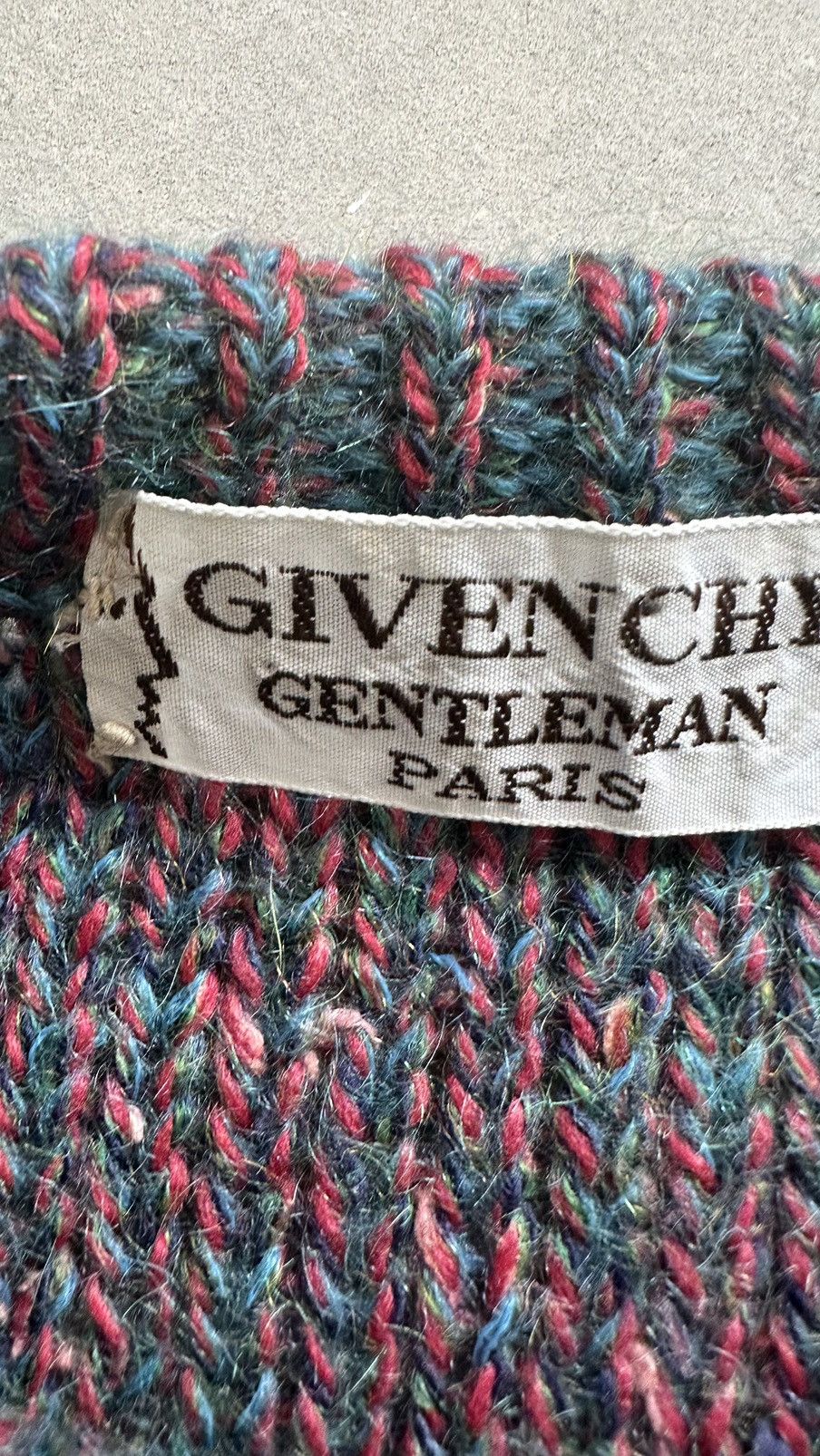 Givenchy VINTAGE GIVENCHY GENTLEMAN PATTERN KNITWEAR Size US L / EU 52-54 / 3 - 4 Thumbnail