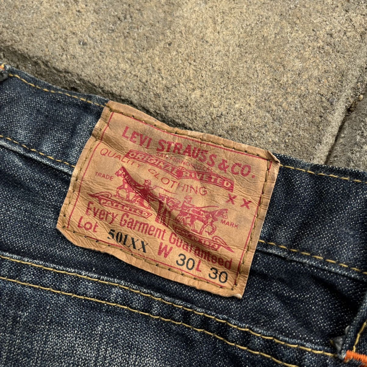 Levi's 90s Vintage Raw Denim Seldvedge Levi’s 501 Made In USA Size US 30 / EU 46 - 16 Thumbnail