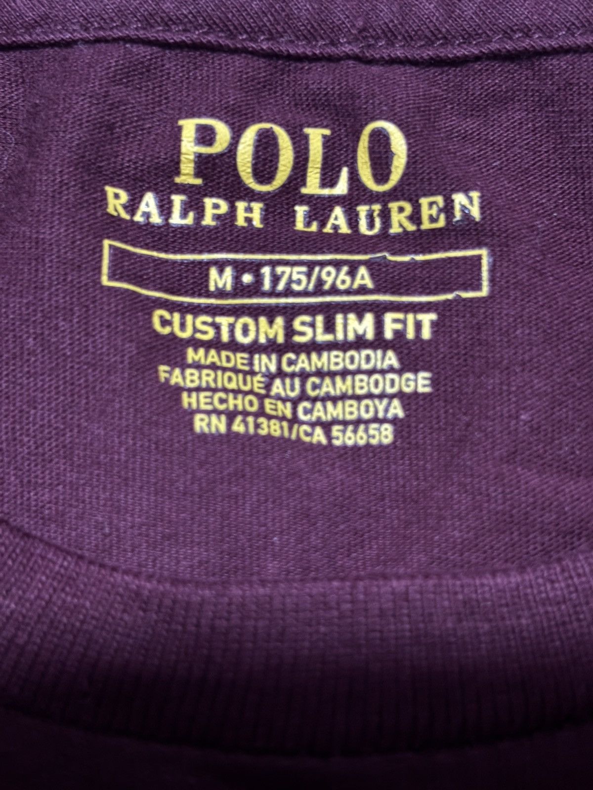 Polo Ralph Lauren Burgundy Polo Ralph Lauren long sleeve shirt Size US M / EU 48-50 / 2 - 3 Thumbnail