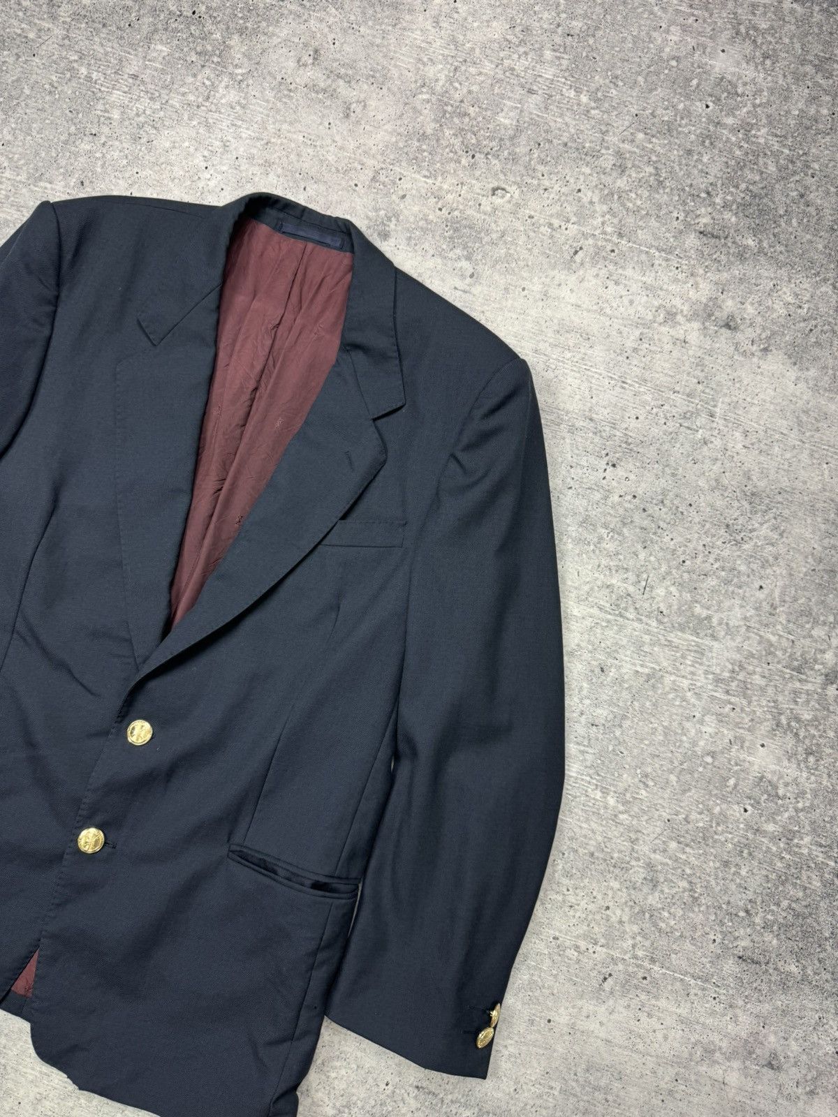 Vintage Yves Saint Laurent YSL Distressed Tailor Blazer 90's