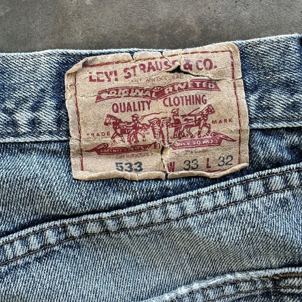 Japanese Brand W32🔥Vintage Levi’s 533 Distressed Faded Denim Jean Pant Size US 32 / EU 48 - 15 Thumbnail