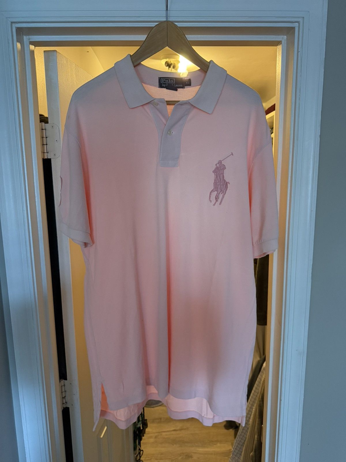 Polo Ralph Lauren Pink Ralph Lauren Big Pony Polo Size US XL / EU 56 / 4 - 1 Thumbnail