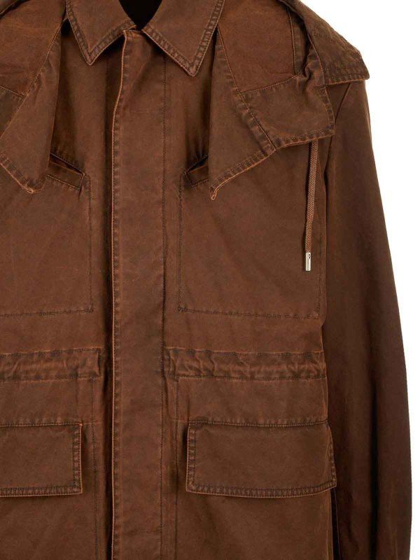 Alexander McQueen o1srvl11e0226 Parka In Dark Brown Size US M / EU 48-50 / 2 - 3 Thumbnail