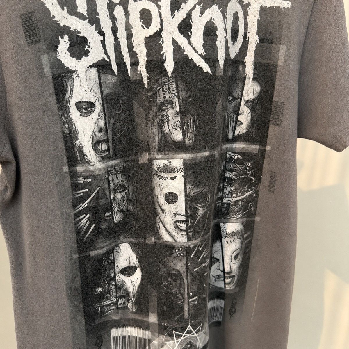 Band Tees Slipknot 742617000027 Mask Collage Graphic Tee Size US S / EU 44-46 / 1 - 4 Thumbnail
