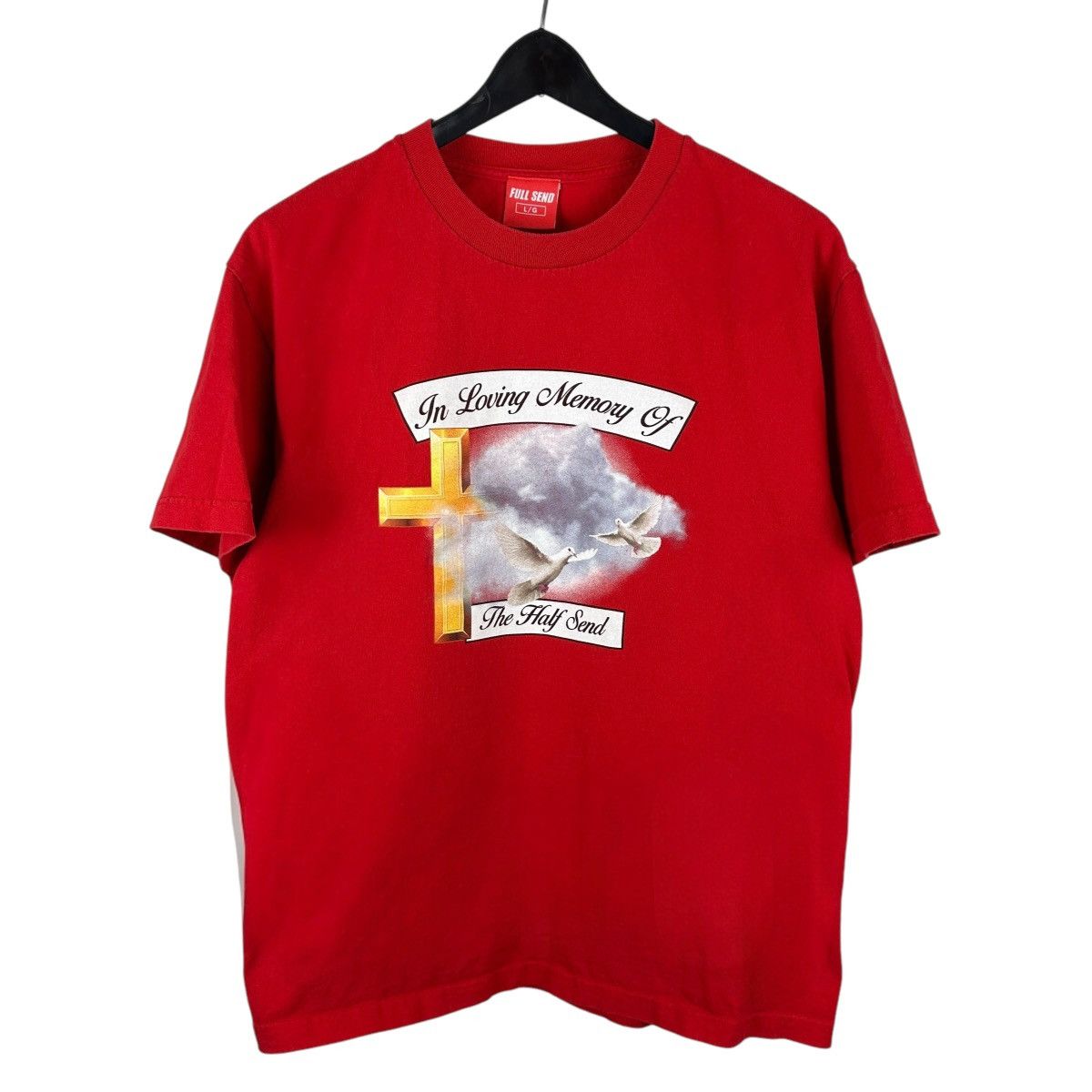 Full Send Mens Y2K Full Send Nelk Boys In Loving Memory Shirt Size US L / EU 52-54 / 3 - 1 Thumbnail