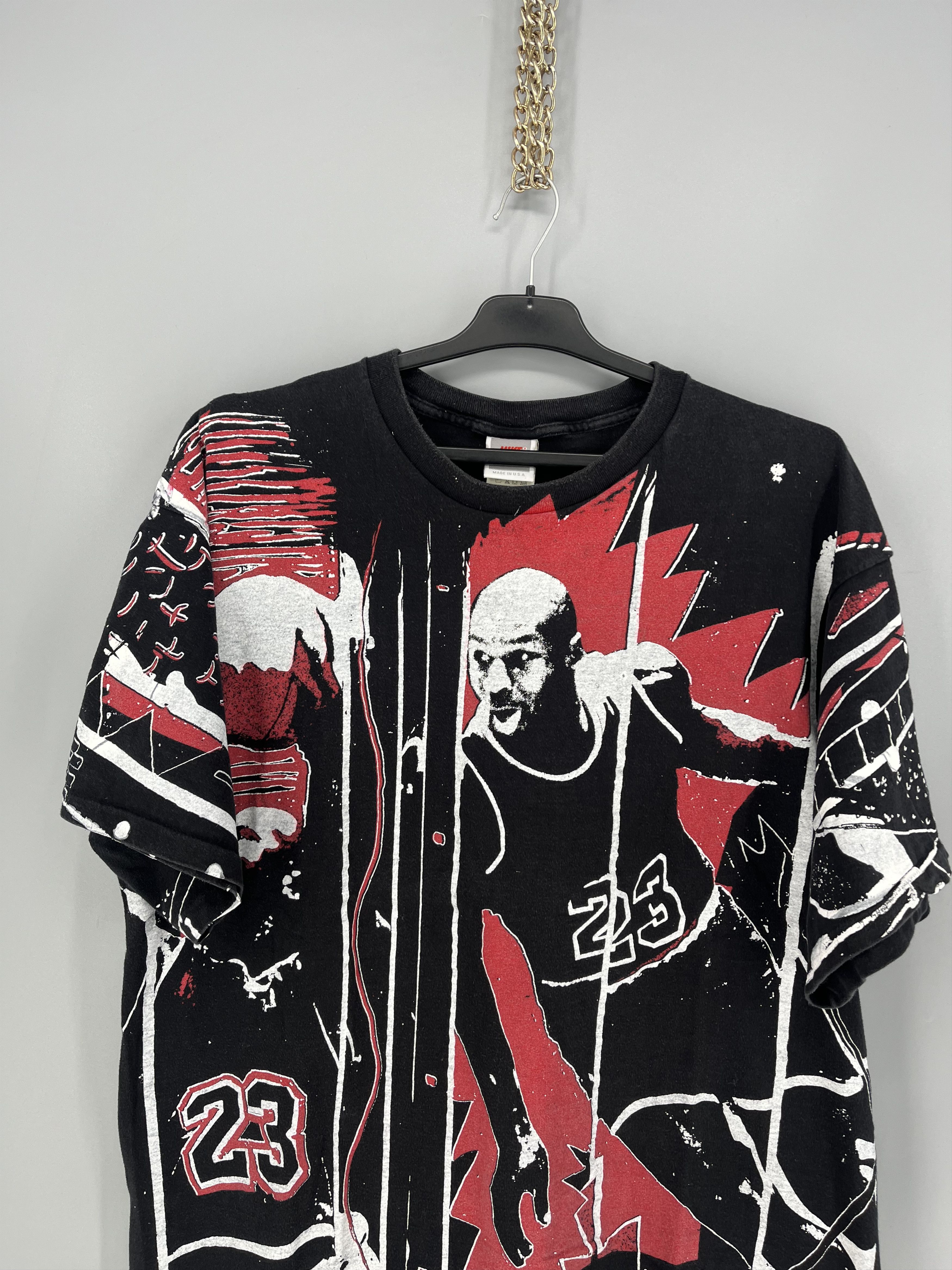 Nike Vintage nike micheal jordan all over print t shirt Size US XL / EU 56 / 4 - 6 Thumbnail