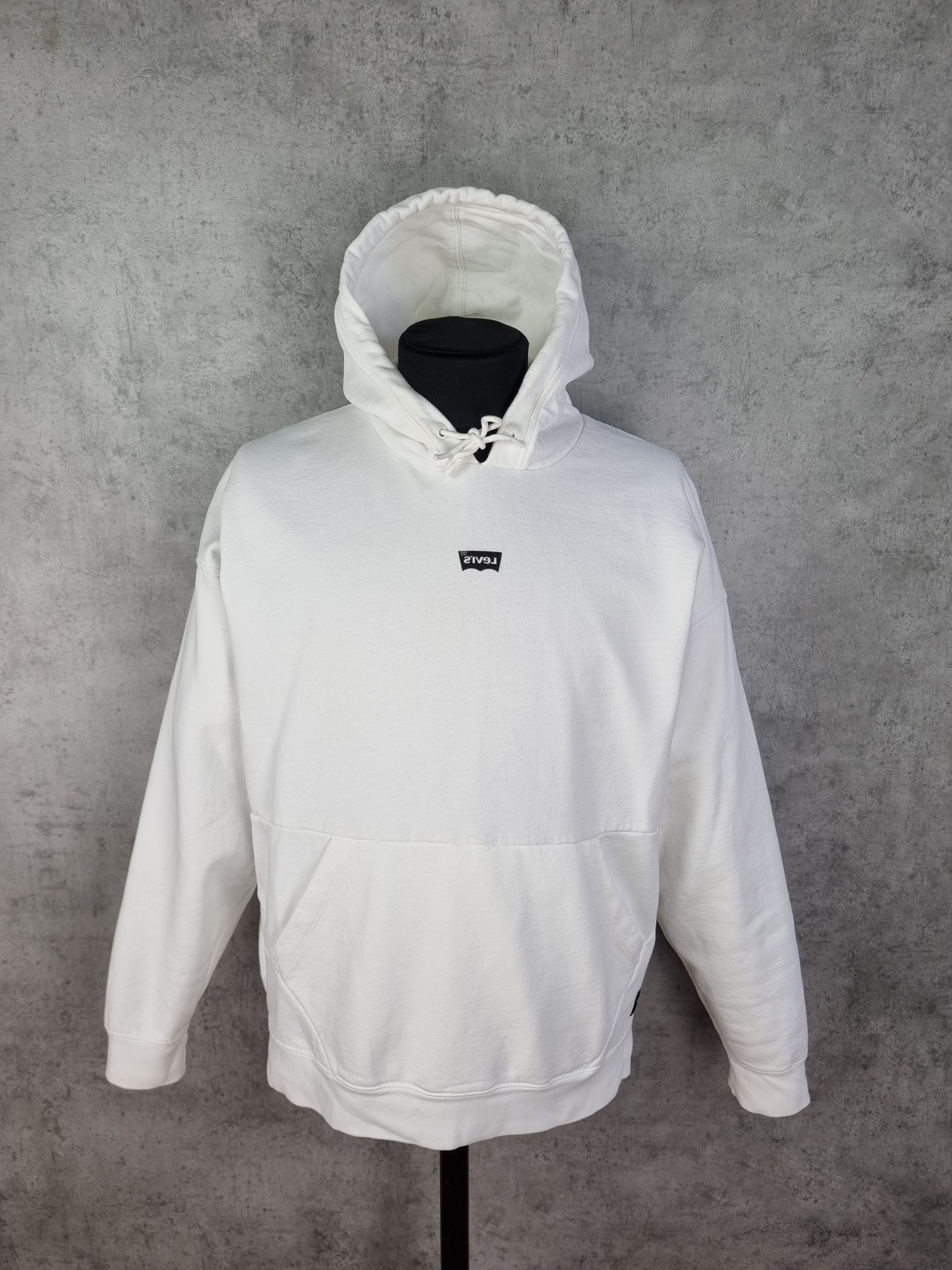 Levi's × Levi's Vintage Clothing Rare Box Logo Levi's Vintage White Hoodie Size US M / EU 48-50 / 2 - 3 Thumbnail