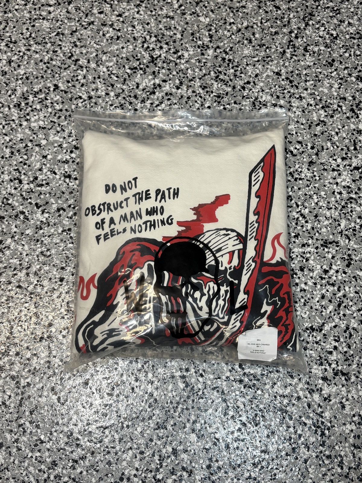 Warren Lotas 2024 Warren Lotas “Death Life Eyes” Cream Hoodie Size M Size US M / EU 48-50 / 2 - 3 Thumbnail