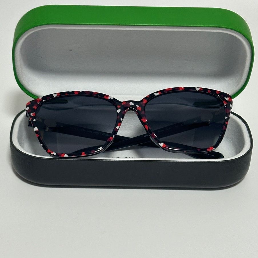 Kate Spade Kate Spade Heart Amiyah/G/S Heart 56 MM Butterfly Sunglasses Size ONE SIZE - 10 Thumbnail