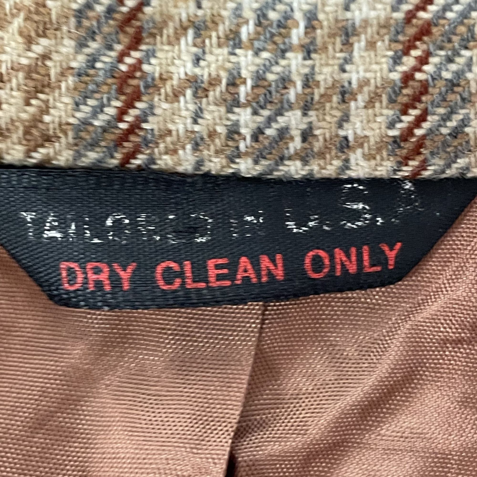 Other Vtg Bonds Herringbone SHADOW PLAID Wool Sport Coat Size 40S - 7 Thumbnail