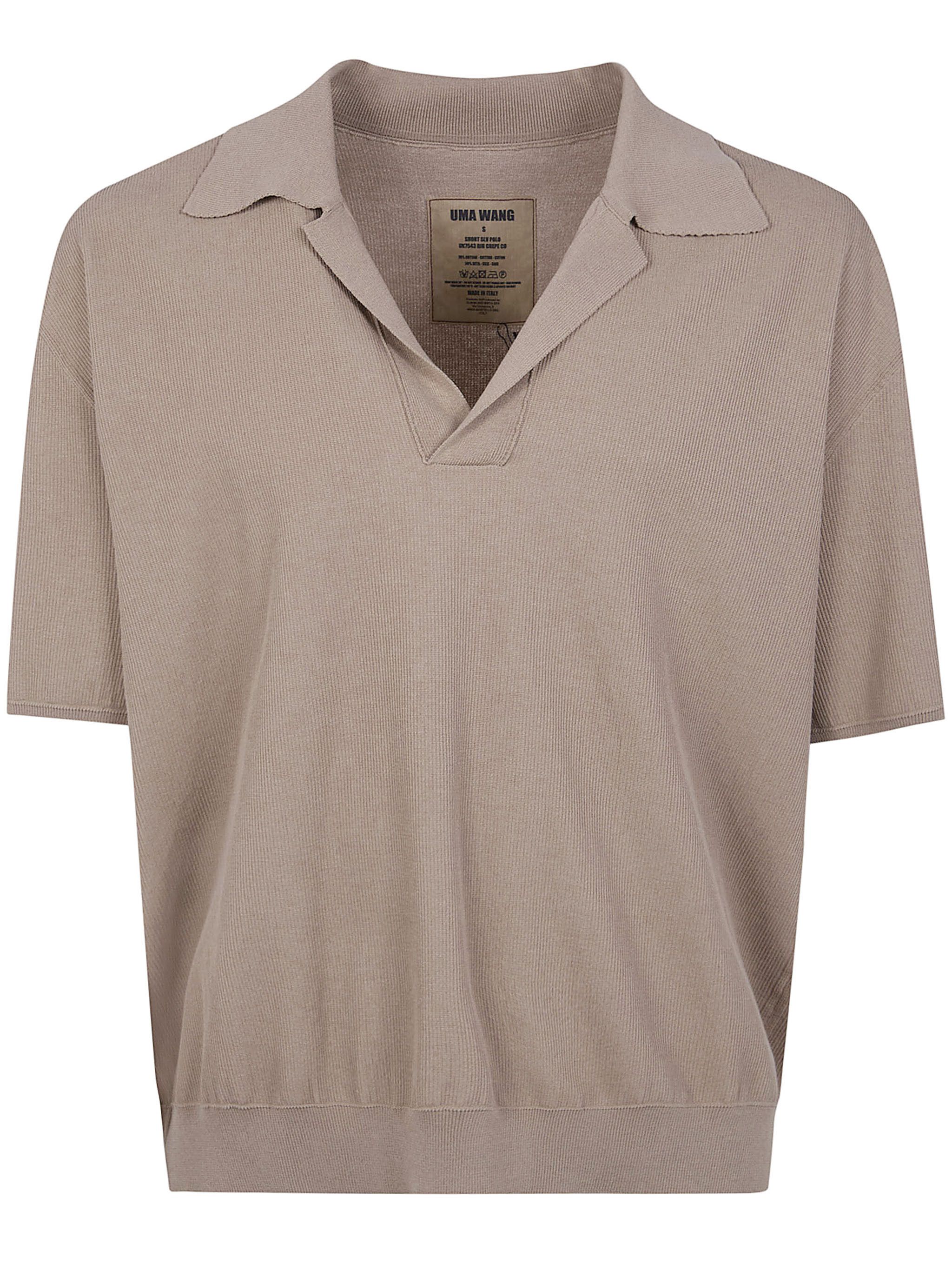 Uma Wang SHORT "RIB CREPE" POLO Size US S / EU 44-46 / 1 - 1 Thumbnail