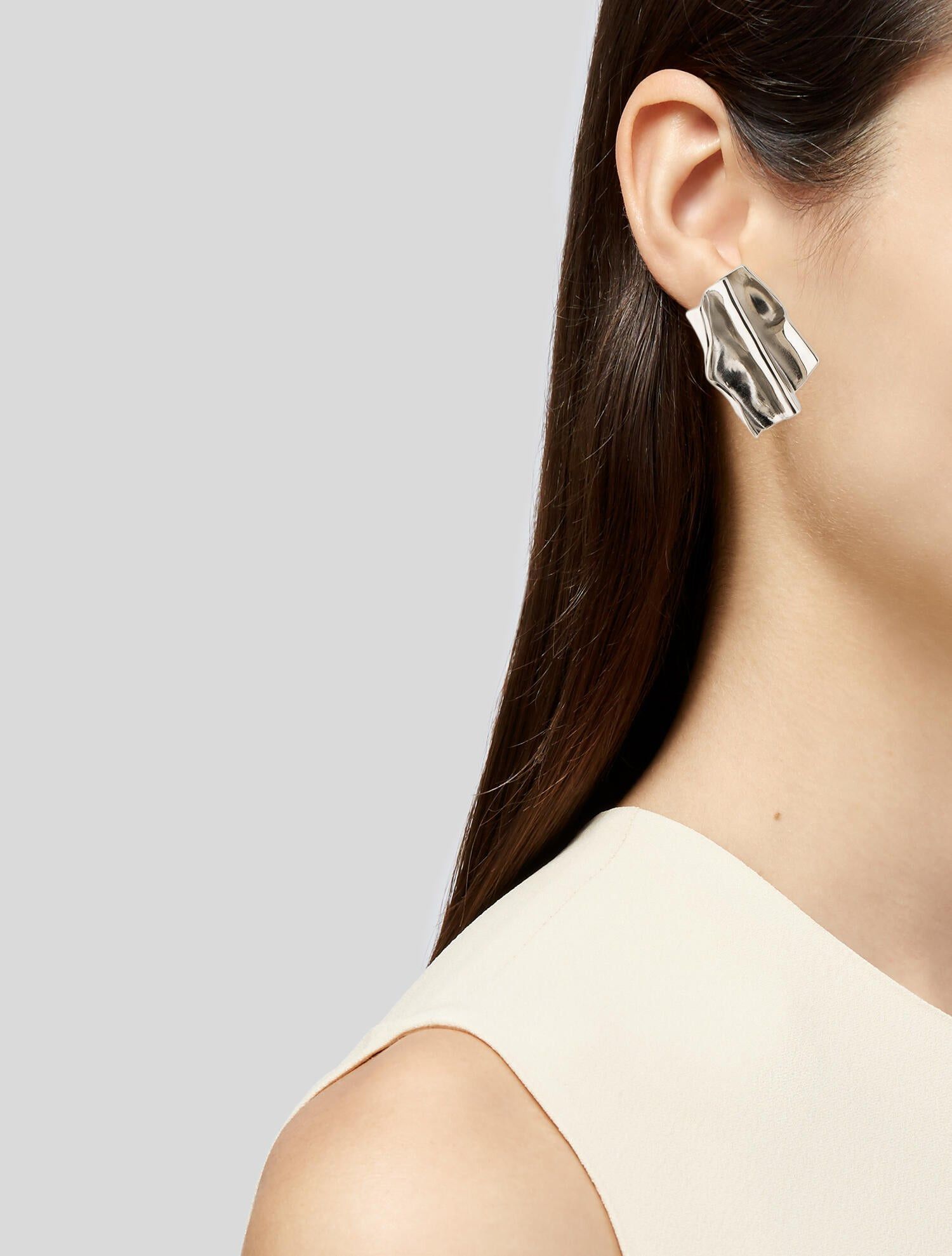 Maison Margiela Maison Margiela 11 earring Crumpled mirror Size ONE SIZE - 4 Thumbnail