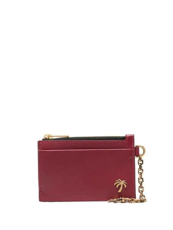 o1mle0425 Size: OS / Beach Chain Card Holder in Ruby