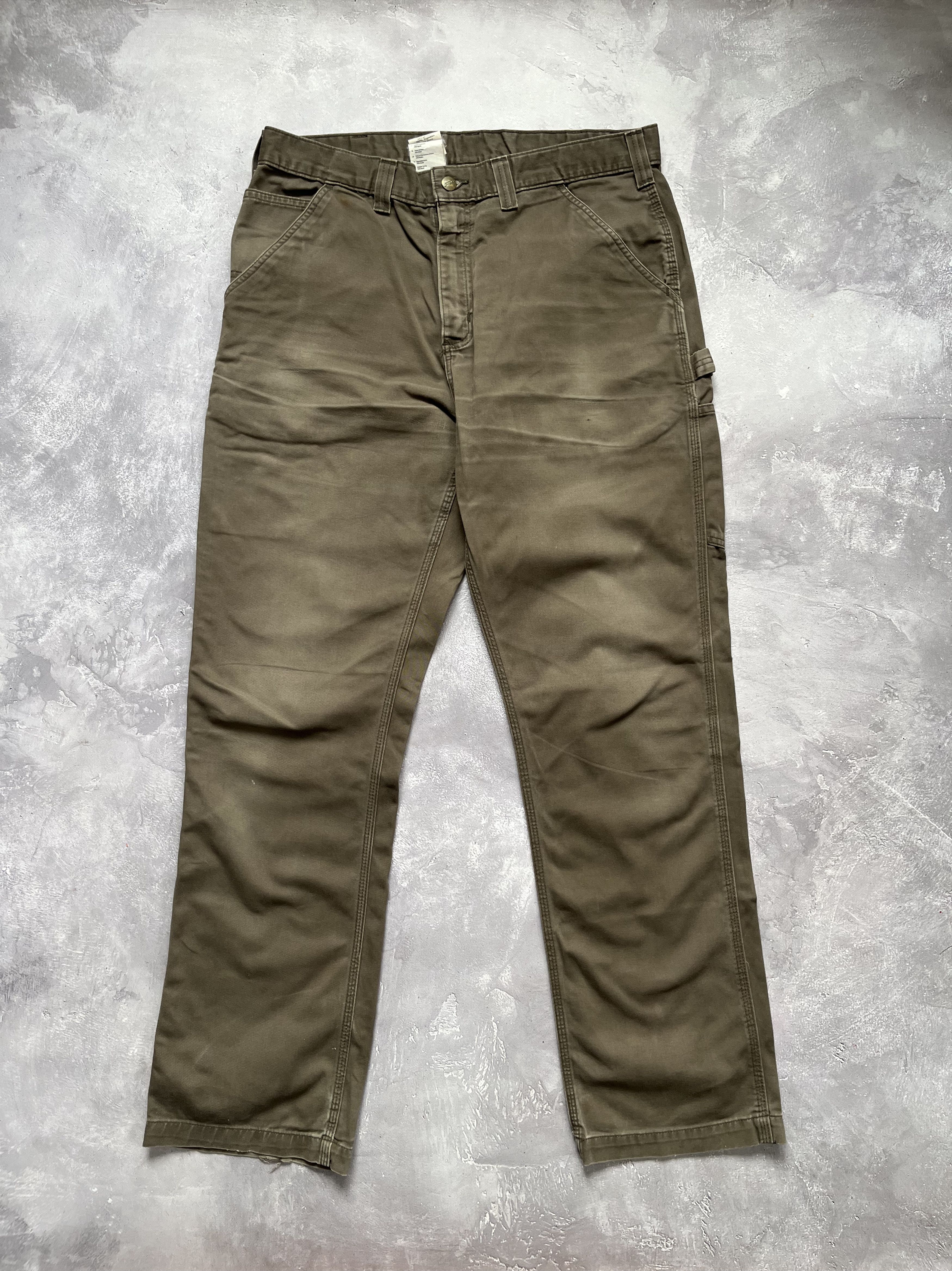 Carhartt Carhartt Pants Relaxed Fit Work Carpenter Faded Distressed Size US 36 / EU 52 - 2 Thumbnail
