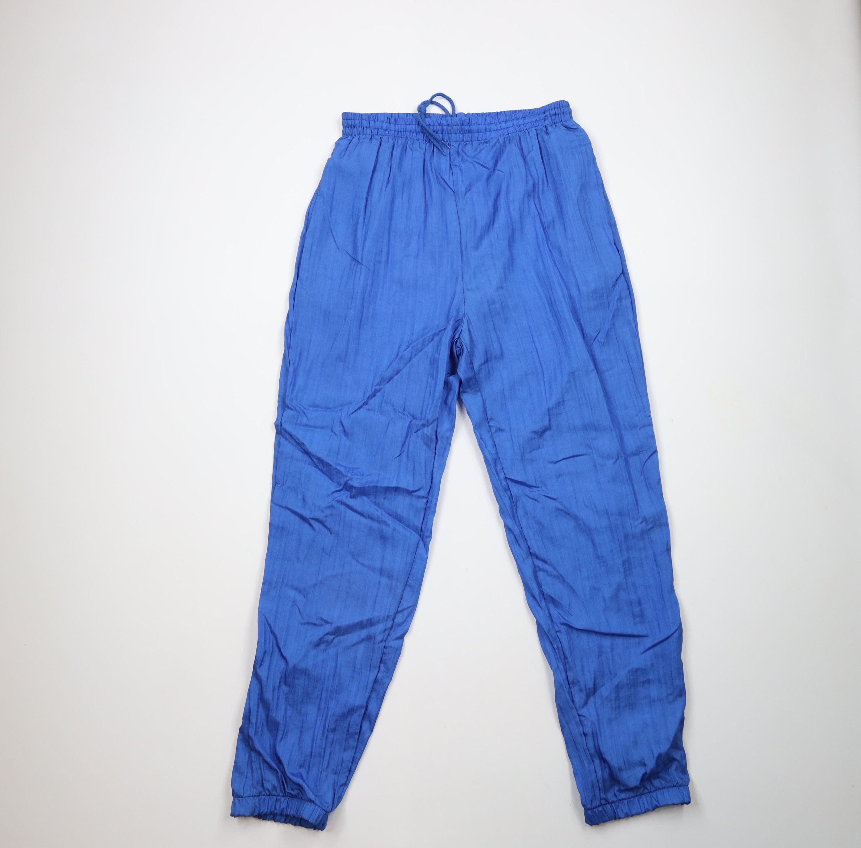 Vintage Vintage 90s Bike Cuffed Nylon Windbreaker Joggers Pants Size US 36 / EU 52 - 1 Thumbnail