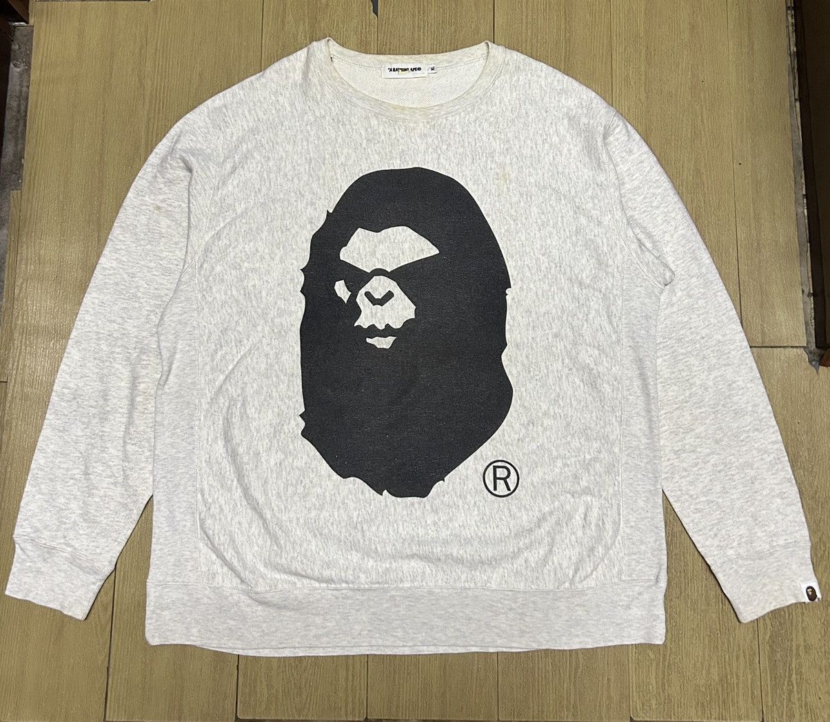Bape Bape Mad Face Longsleeve Sweatshirt Size US XL / EU 56 / 4 - 1 Thumbnail