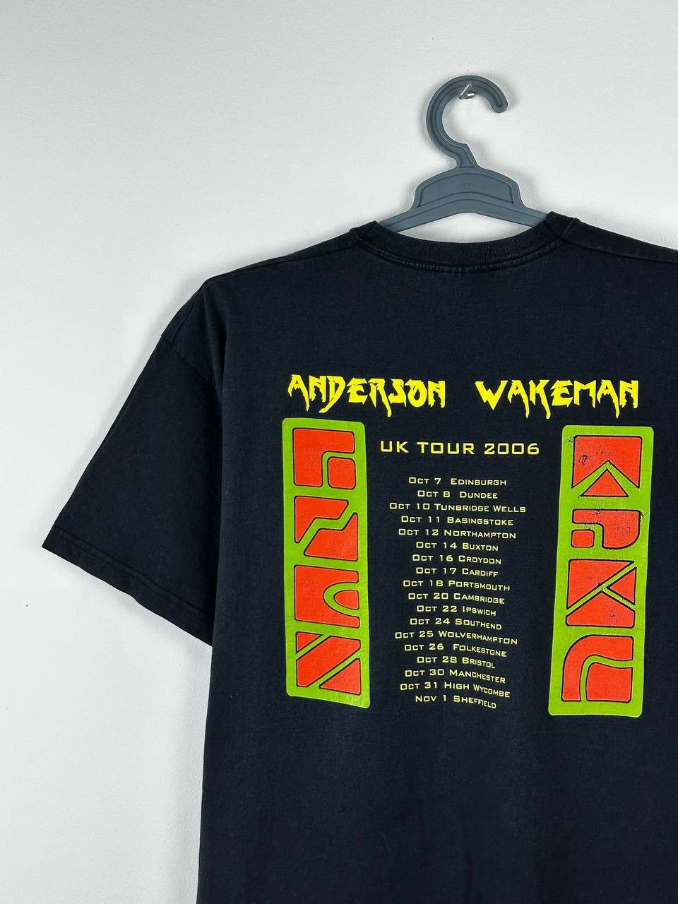 Band Tees × Vintage Vintage 2006 Anderson Bruford Wakeman Howe UK Tour T Shirt Size US XL / EU 56 / 4 - 8 Thumbnail