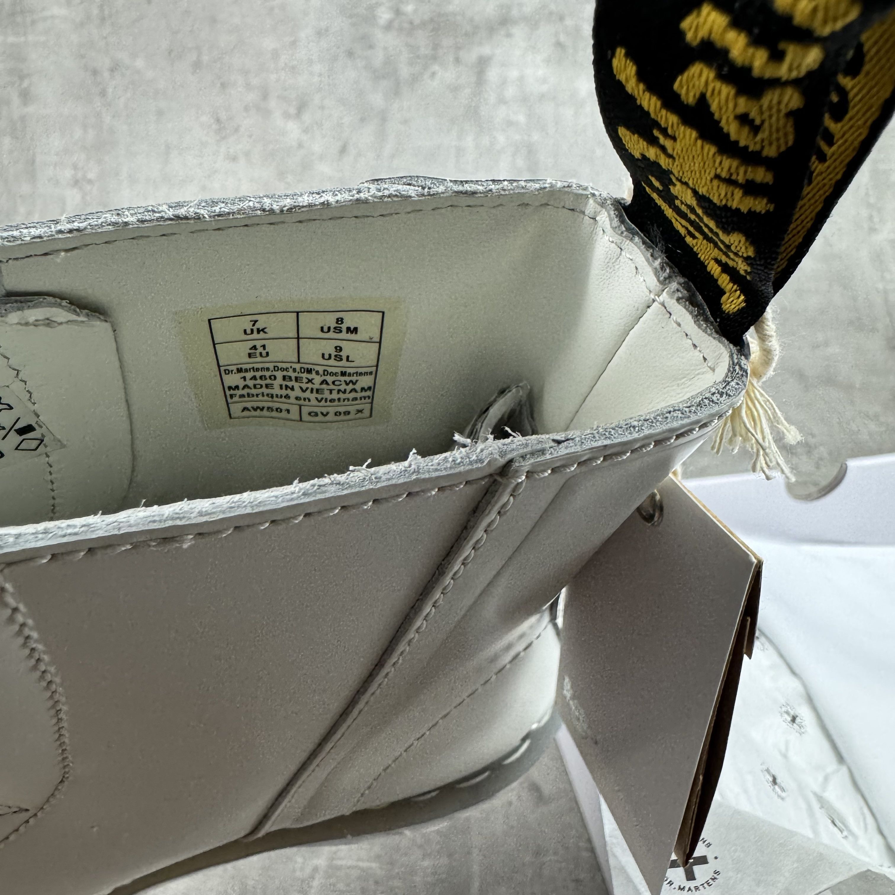 A-COLD-WALL* × Dr. Martens A COLD WALL ACW X DR DOC MARTENS B1460 BEX Boots Grey Size US 8 / EU 41 - 12 Thumbnail