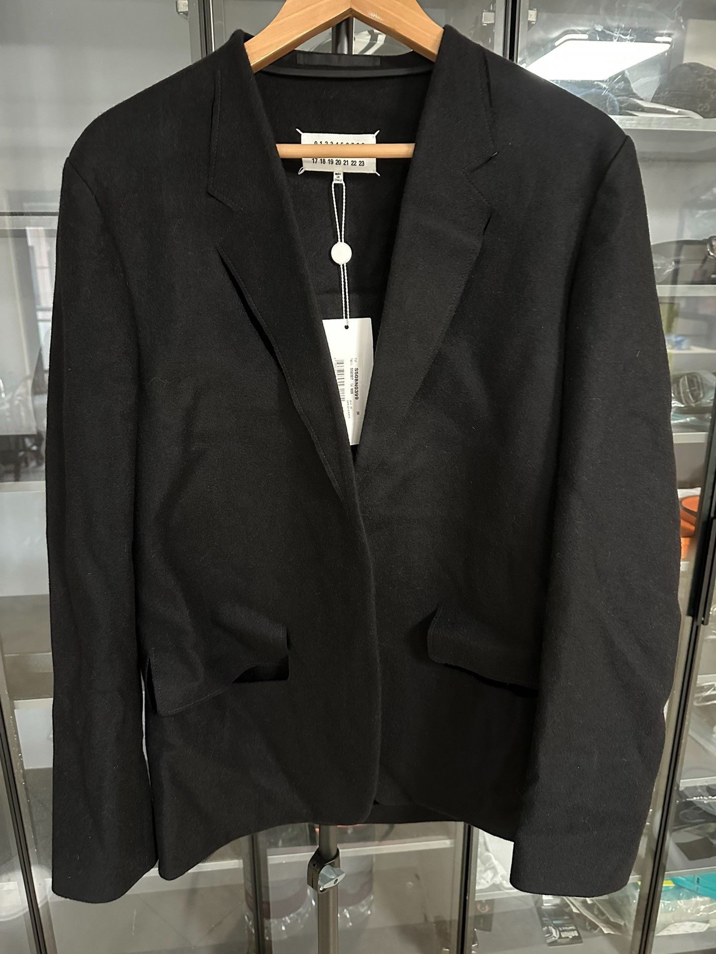 Maison Margiela Maison Margiela Collarless wool-cut suit 2501-Nextarrow Size US M / EU 48-50 / 2 - 1 Thumbnail