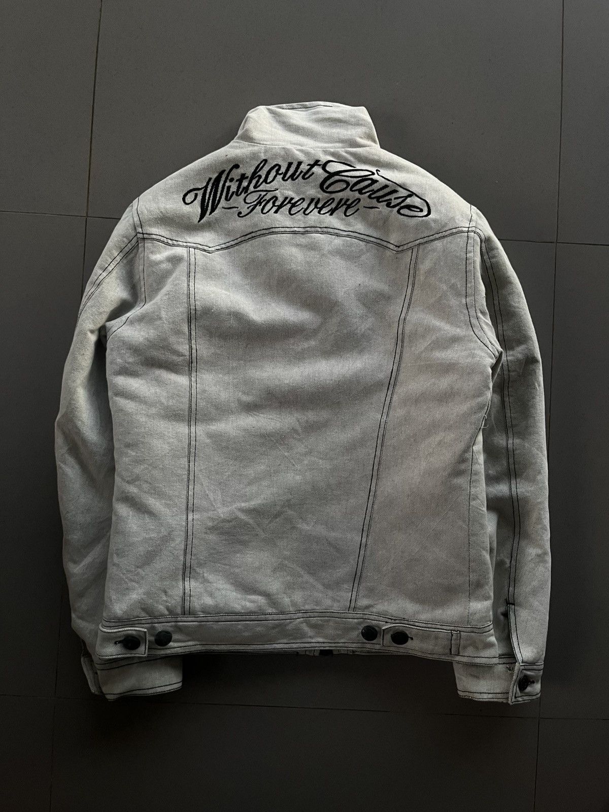 Isamu Katayama Backlash JAPANESE INTHEATTIC BIKERS DENIM JACKET SEDITIONARIES PUNK Size US M / EU 48-50 / 2 - 2 Thumbnail