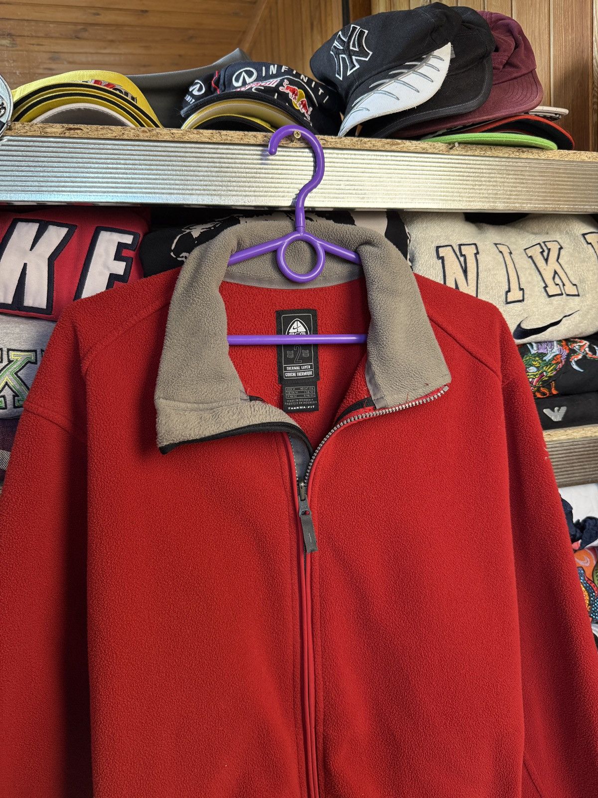 Nike Nike ACG Fleece Zip Jacket Ninja Style Jacket Nike Size:L Size US M / EU 48-50 / 2 - 3 Thumbnail