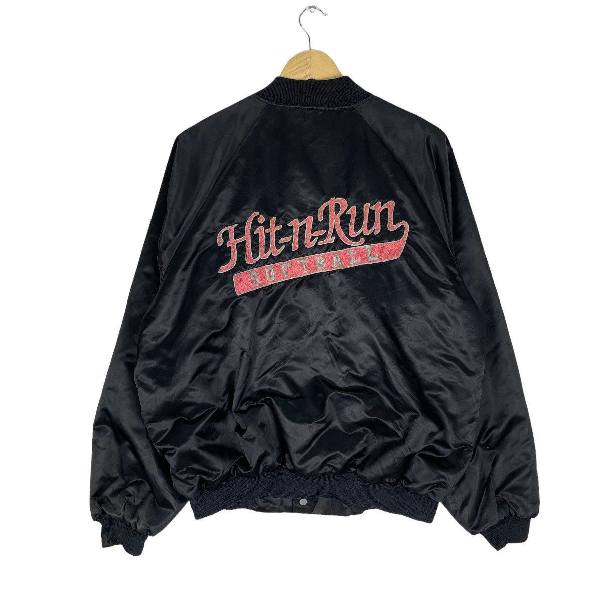 Vintage 🌟90s HARTWELL HIT AND RUN SOFTBALL COACH JACKET Grailed