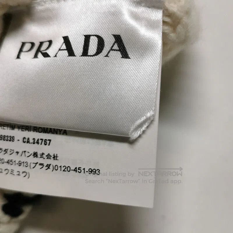 Prada Prada Logo Cashmere Scarf. Size ONE SIZE - 7 Thumbnail