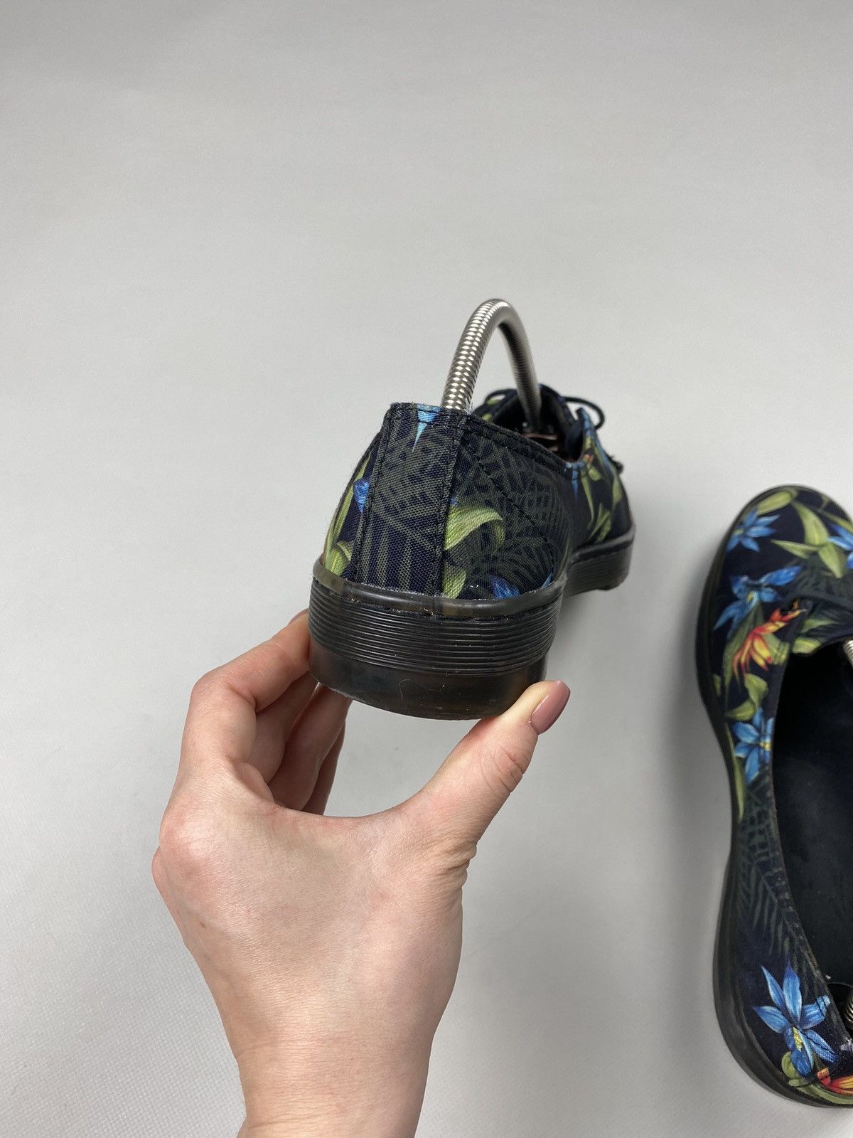 Dr. Martens Dr. Martens Morada Canvas Black Hawaiian Ballets Flats Size US 11 / IT 41 - 14 Thumbnail