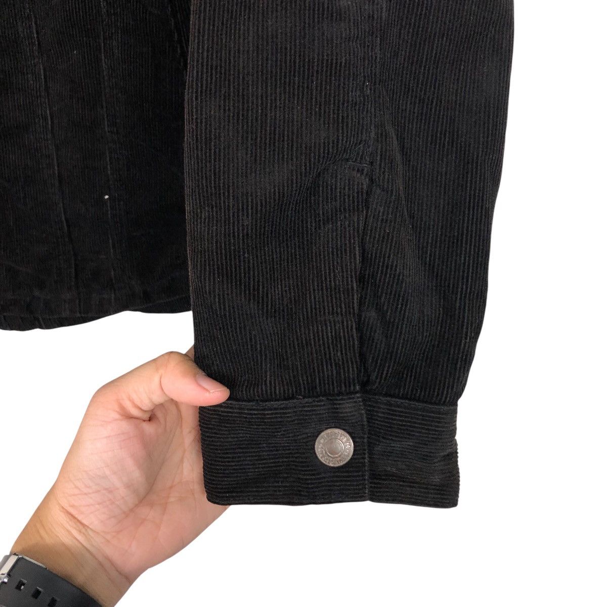 Levi's 📌Vintage Biker Chore Jacket Levi's Corduroy Mink Fur Collar Size US L / EU 52-54 / 3 - 16 Thumbnail