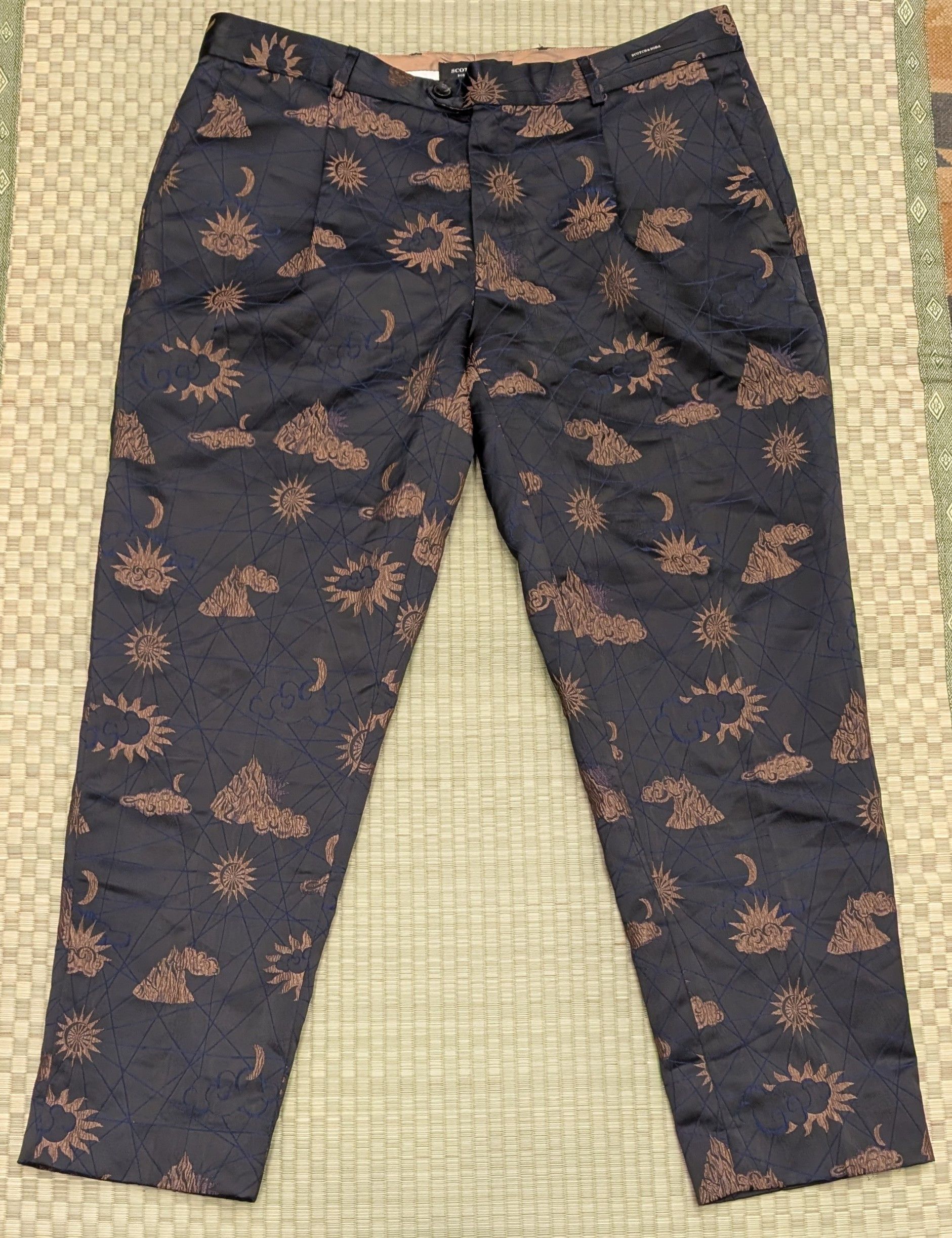 Scotch & Soda Scotch & Soda Amsterdam Moon Stars Jacquard Trousers Size US 36 / EU 52 - 1 Thumbnail