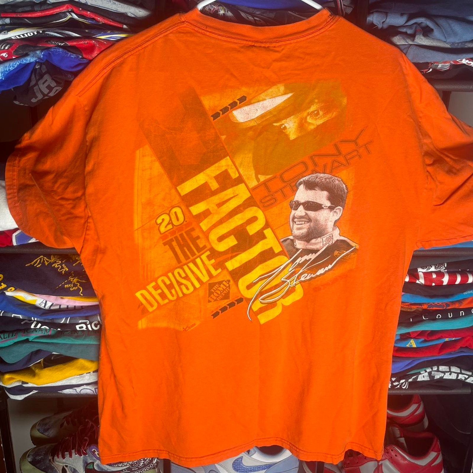 NASCAR Vintage tony stewart nascar shirt Size US XL / EU 56 / 4 - 1 Thumbnail