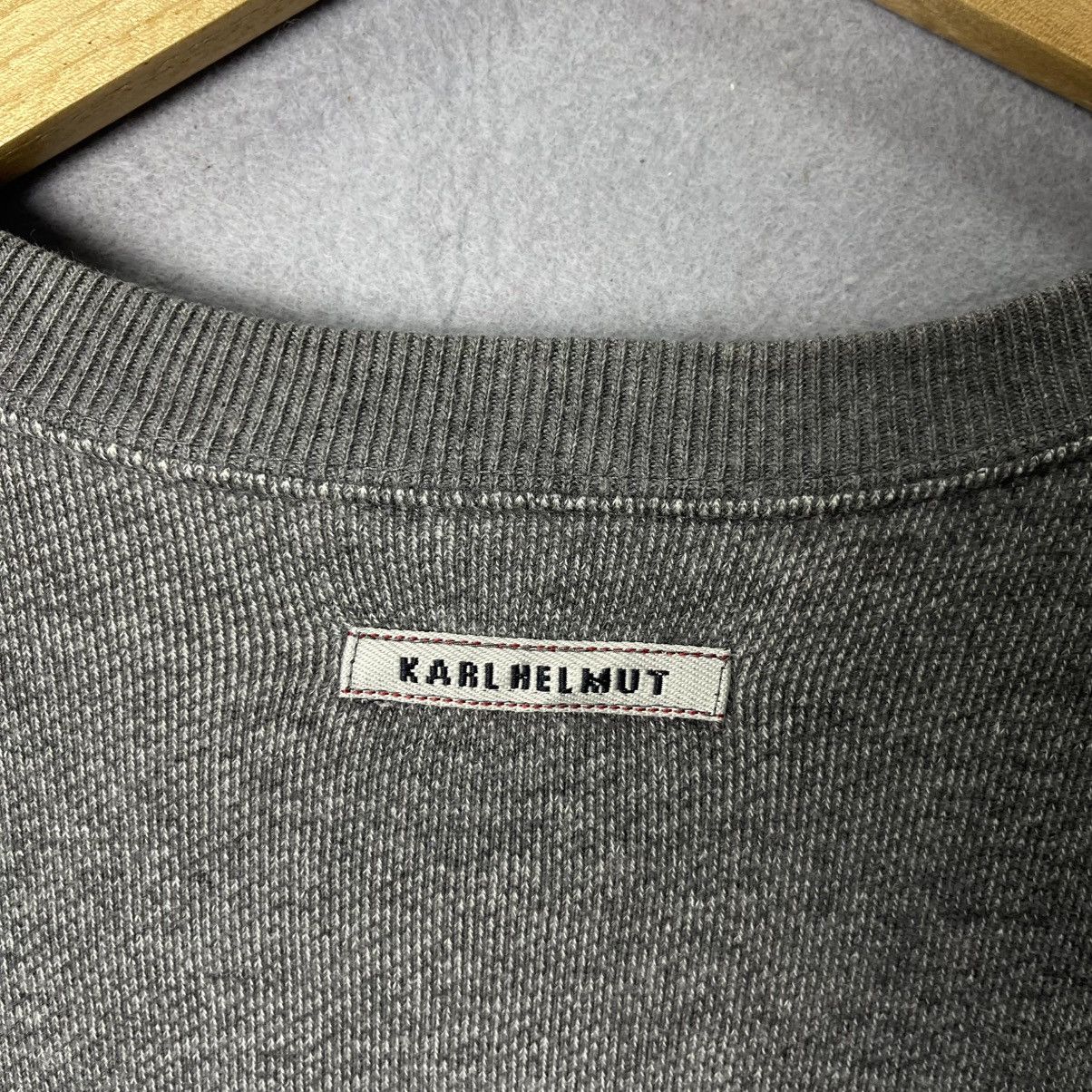Karl Helmut Karl Helmut Script Logo Crewneck Sweatshirt Made in Japan Size US M / EU 48-50 / 2 - 8 Thumbnail
