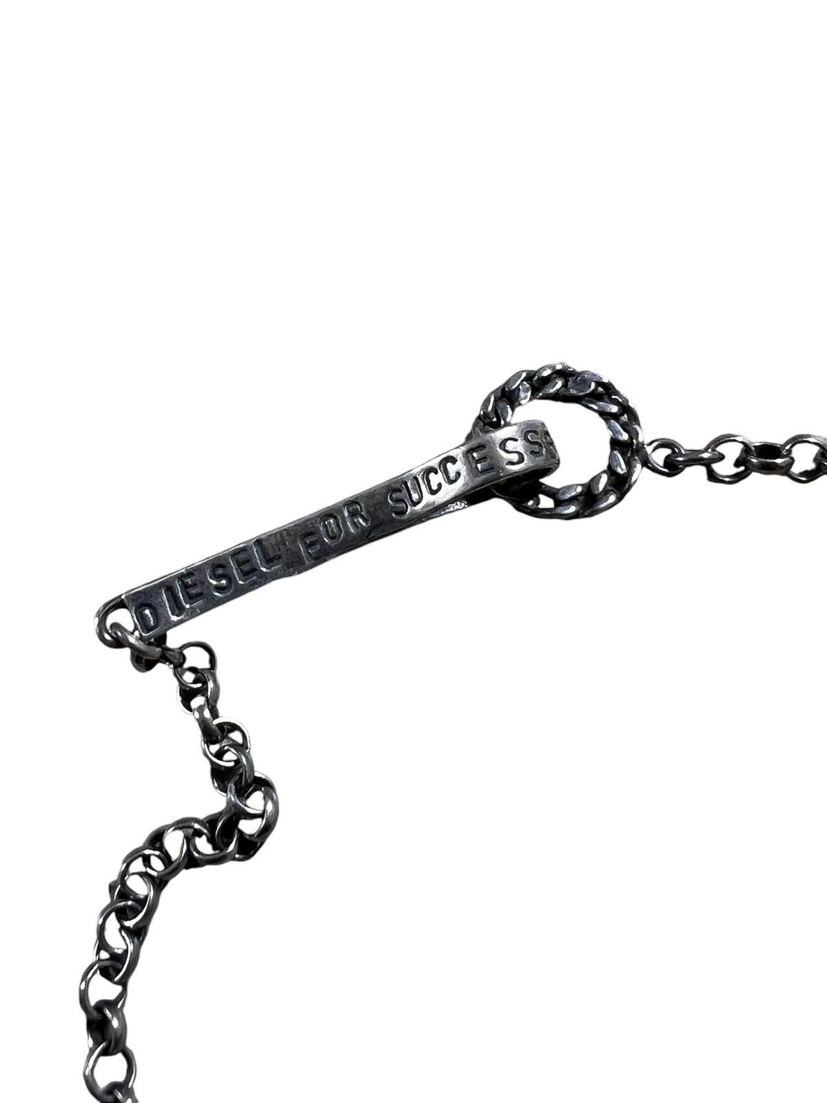 Diesel 2000 Diesel Multi Pendant Silver Necklace Size ONE SIZE - 9 Thumbnail